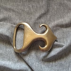 Solid brass buckle